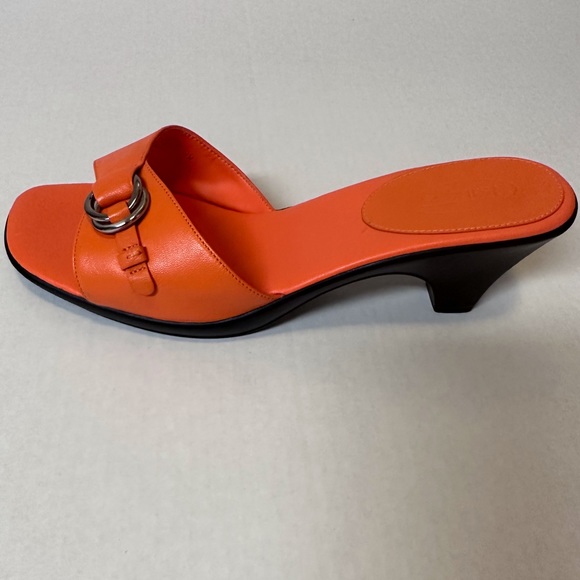 Talbots Sandals size 9 Tangerine - Picture 3 of 7
